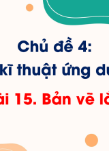 CN Thiết kế và Công nghệ - Bài 15. Bản vẽ lắp